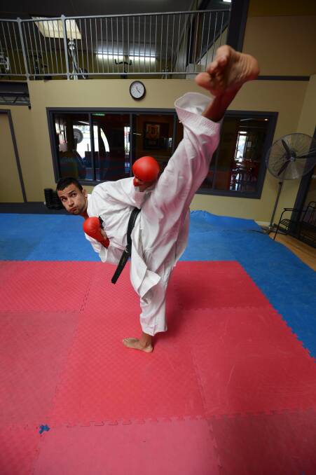 Karate star Alexis Carrasco at Fit Republic.

Picture: JIM ALDERSEY
091013