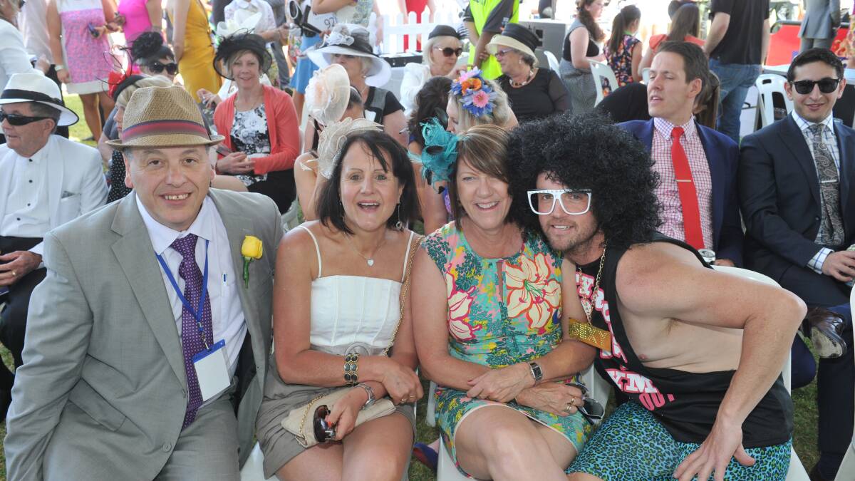 Colin Lacivita, Mafalda Holmes, Julie Bright and Andy Foo at the 2013 Bendigo Cup.

Picture: JIM ALDERSEY