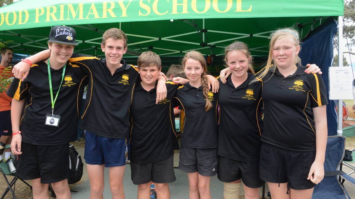 Lockwood primary students Damon Marwood, Lachlan Baker, Jordan Whittle, Ashleigh Cleever, Codie Pascoe and Steph Jurisic during the RACV Energy Breakthrough in Maryborough.

Picture: JIM ALDERSEY