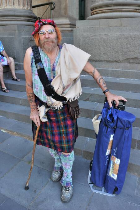 Douglas MacLennan was dressed up for the event.

Picture: JIM ALDERSEY