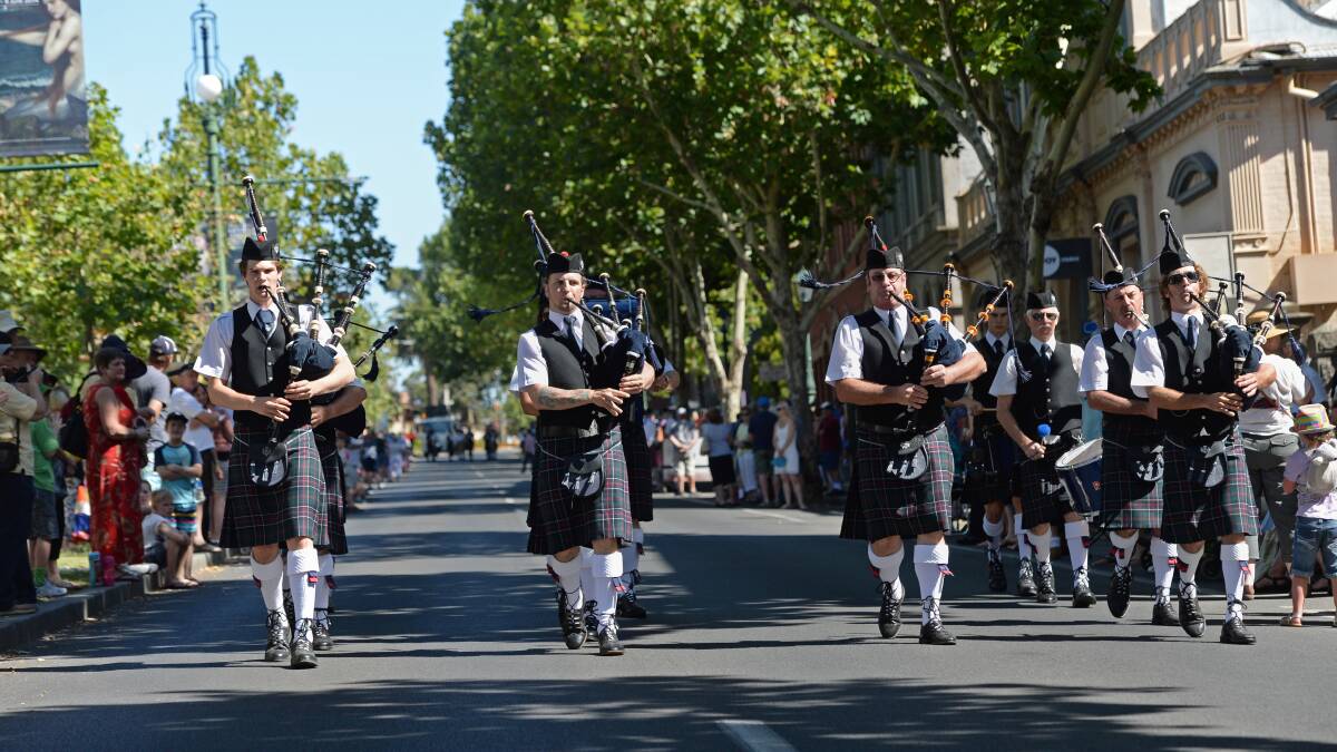Daylesford and District Pipe Band.

Picture: JIM ALDERSEY