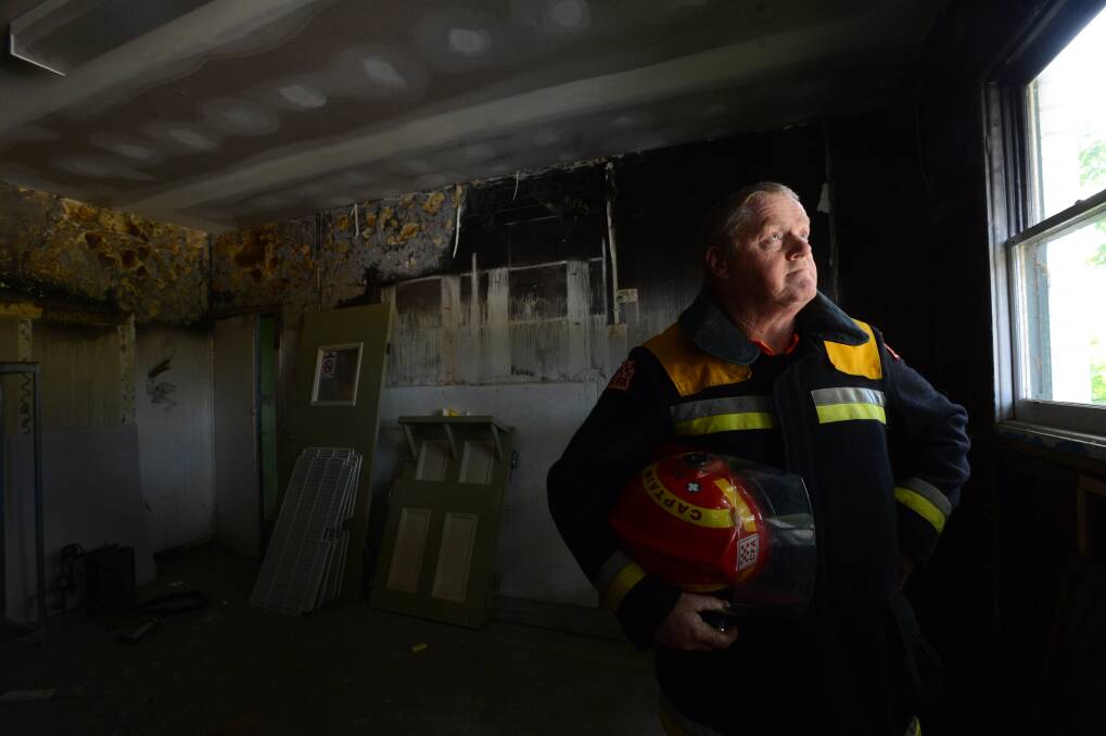 Elphinstone CFA Captain Andy Chapman in the Elphinstone Hotel kitchen ahead of its reopening after a fire destroyed some of the building in 2011.

Picture: JIM ALDERSEY
101213