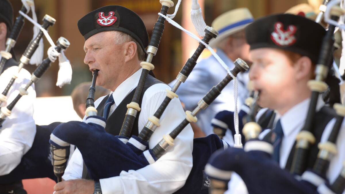 Andrew Scott, Hawthorn City Pipe Band.

Picture: JIM ALDERSEY