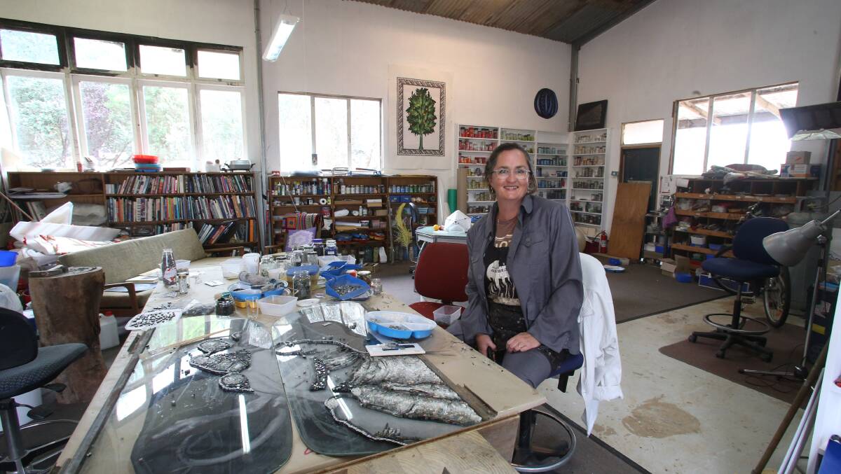 Helen Bodycomb and her studio.

Picture: PETER WEAVING