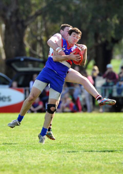 HDFL first semi-final between North Bendigo and Heathcote at Strauch Oval Huntly.

Picture: Julie Hough 01.09.13