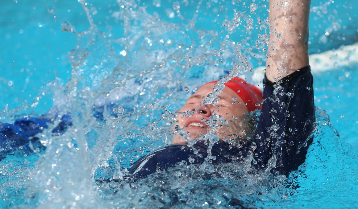 Elyse Moore, 15, 100m backstroke.

Photo: Glenn Daniels