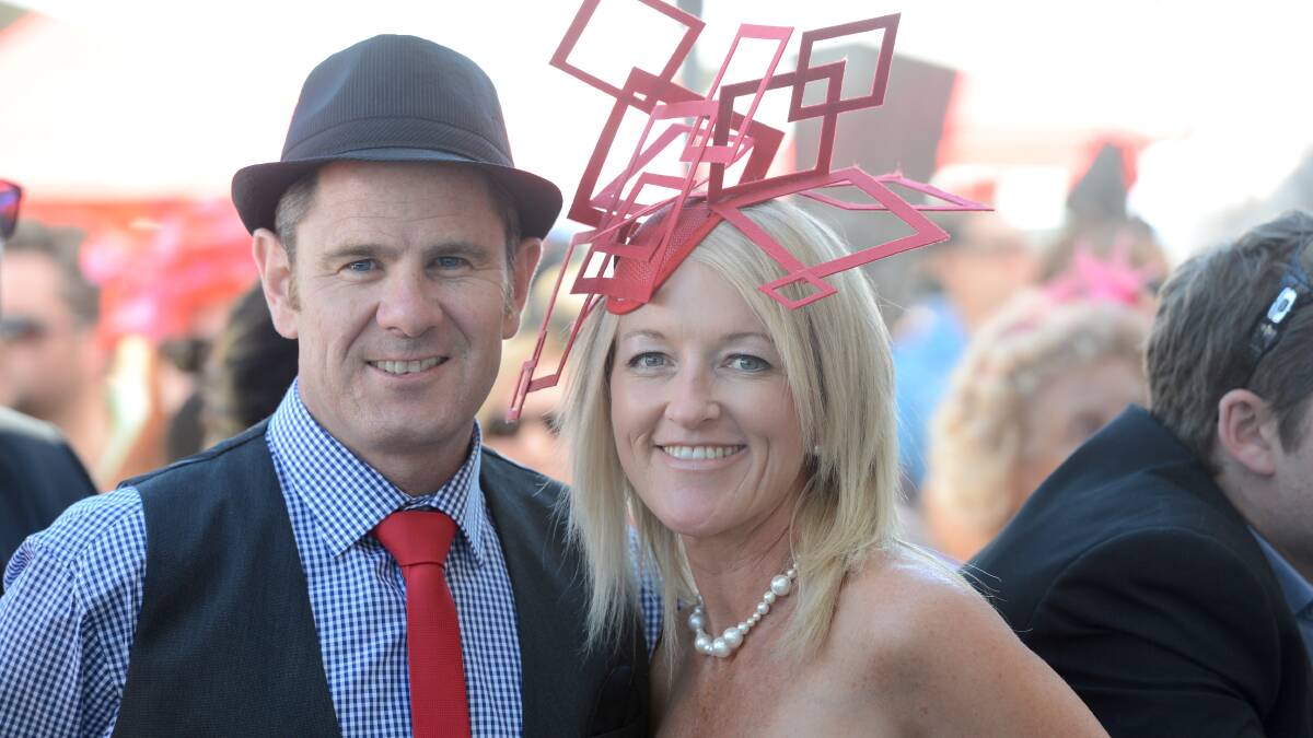 Andrew Hodgson and Donna Conley at the 2013 Bendigo Cup.

Picture: JIM ALDERSEY