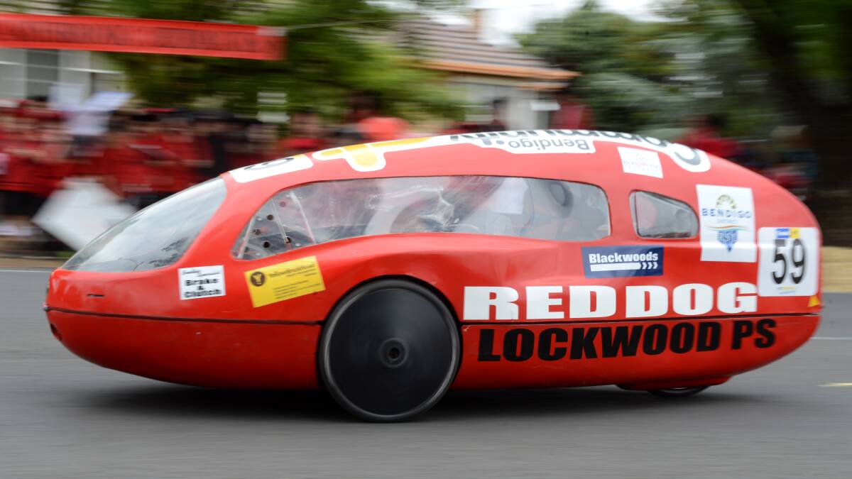 Lockwood primary racing during the RACV Energy Breakthrough in Maryborough.

Picture: JIM ALDERSEY