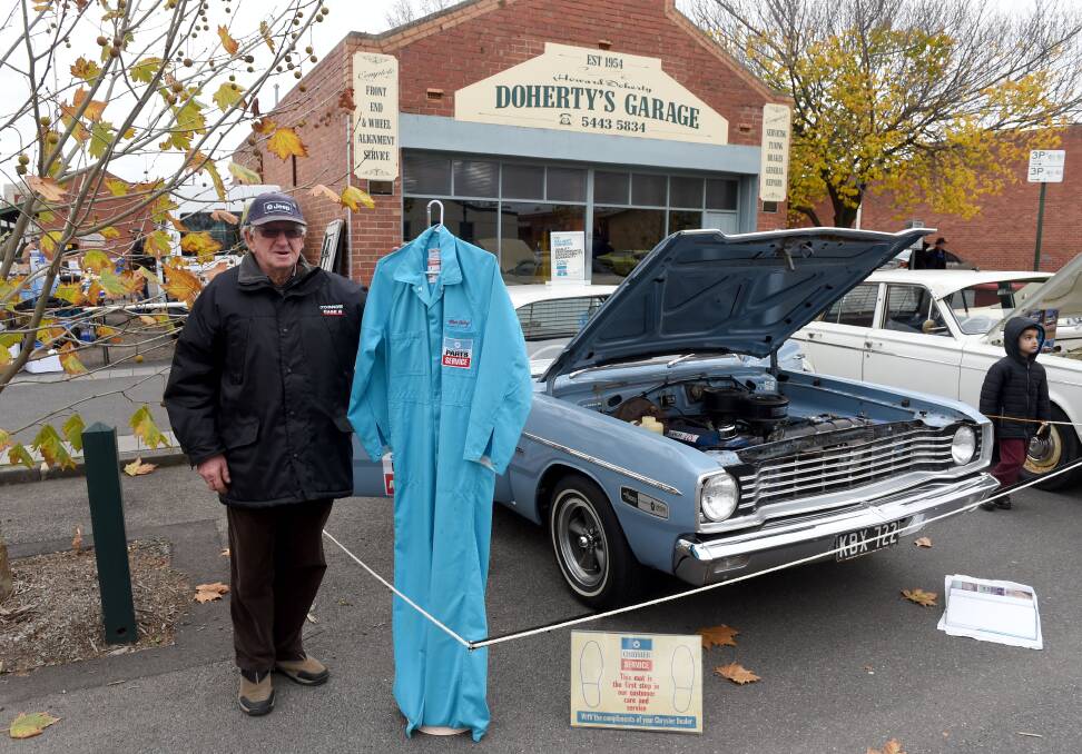 Original: Winston Chivell with his 1968 VE Valiant. Picture: JODIE WIEGARD