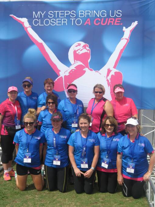 TEAM: St Arnaud's Saintly Striders pose for a photo. 