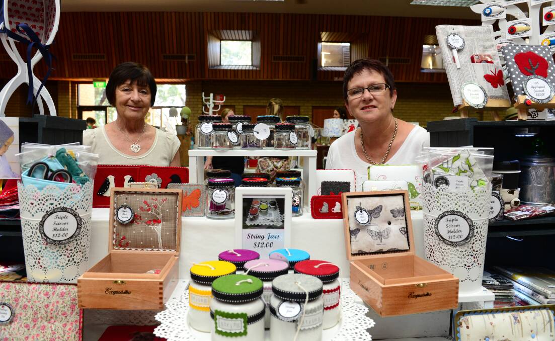 CRAFTY: Wendy Mansell and Pam Dimauro.


300314
