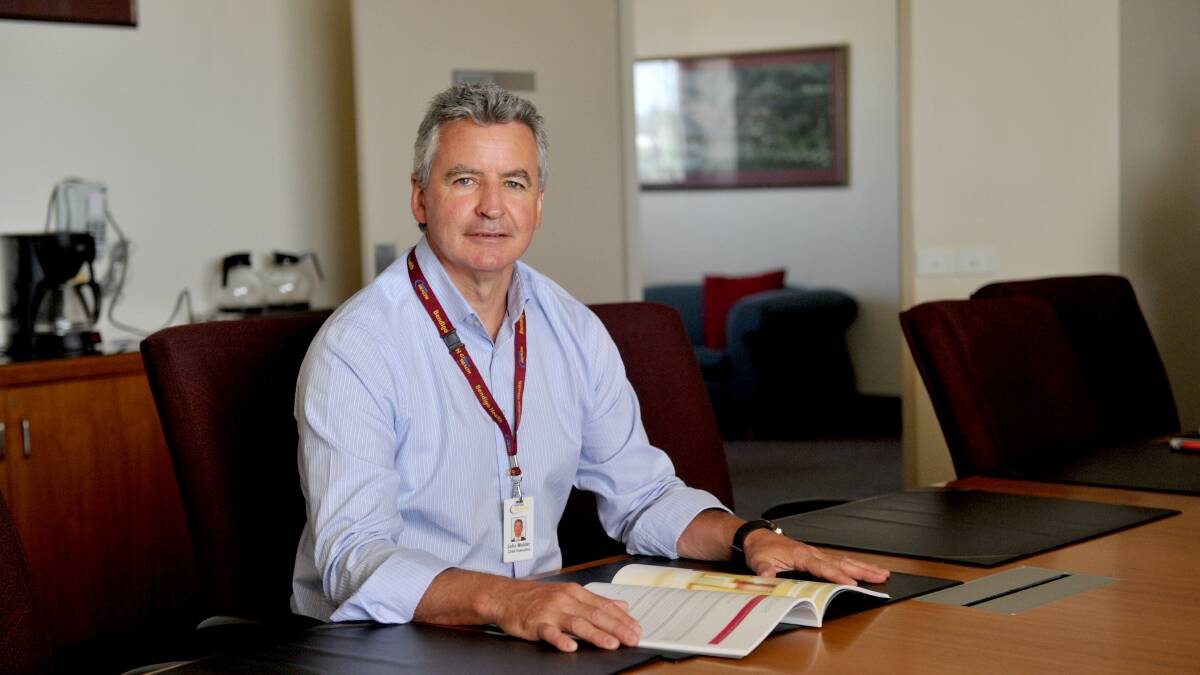 HEALTH CUTS: Bendigo Health chief executive John Mulder raises concerns about the budget. 