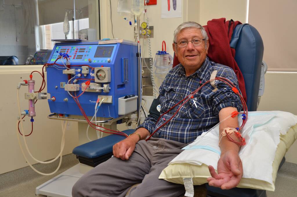 PATIENT: Tom Vlaeminck has dialysis three times a week. Picture: CONTRIBUTED