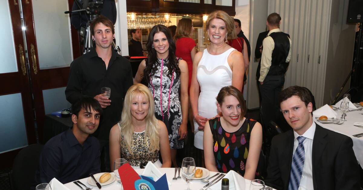 Norman Ahmed, Sam Walter, Leah Meulendijks, India Coates, Michelle Thurlow, Anna Ramp and Mark Stockes.
Picture: PETER WEAVING