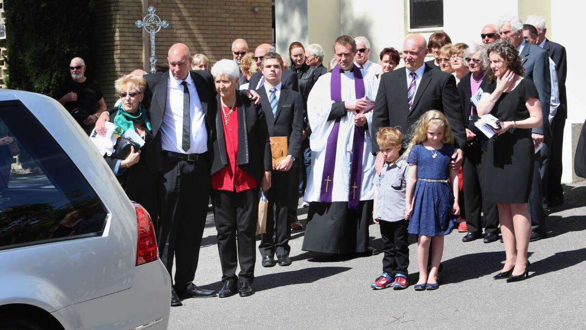 Olympic star Faith Leech was farwelled at a public service on Wednesday. Pictures: PETER WEAVING