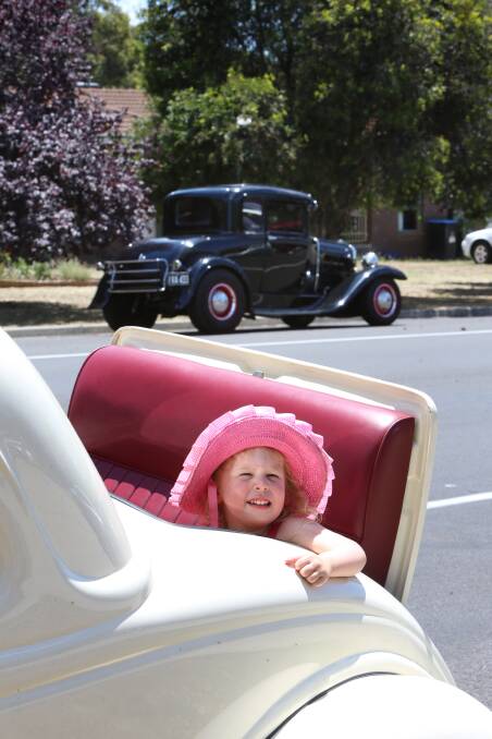 Alannah Ralph at Kev's Hot Rod Breakfast. Picture: PETER WEAVING