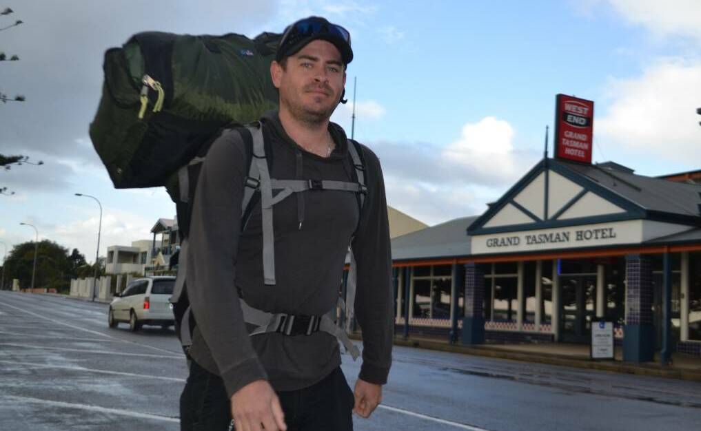 WALKER: Steve Harvey arrived in Port Lincoln on Thursday evening for his Coast to Coast Solo Walk for the Homeless.