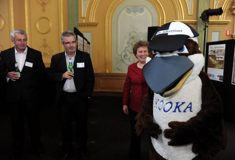 The Addy's longest serving employee Kooka made an appearance. 
 Picture: JODIE DONNELLAN