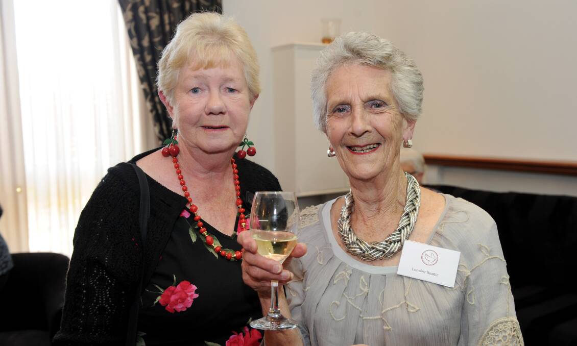 Judy Filbey and Lorraine Beattie.  Picture: JODIE DONNELLAN 
