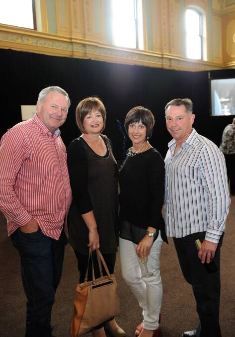 Mark Boyd-Graham and Trudi O'Donnell with Deb and Tony Aliece. Picture: JODIE DONNELLAN