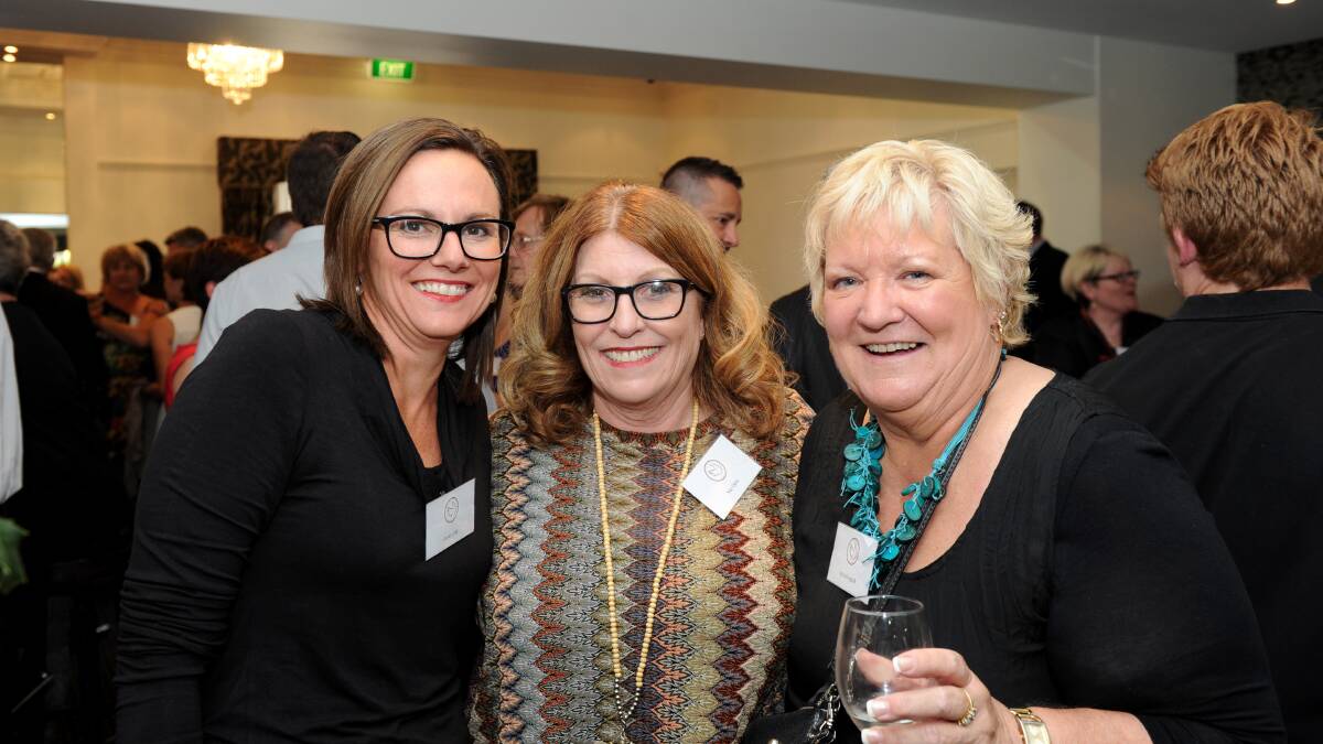 Hayley Cail, Sue Opie and Sylvia English. Picture: JODIE DONNELLAN 