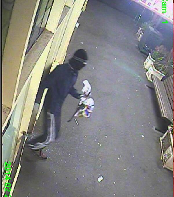 BURGLARY: Do you know this person? Picture: CONTRIBUTED 