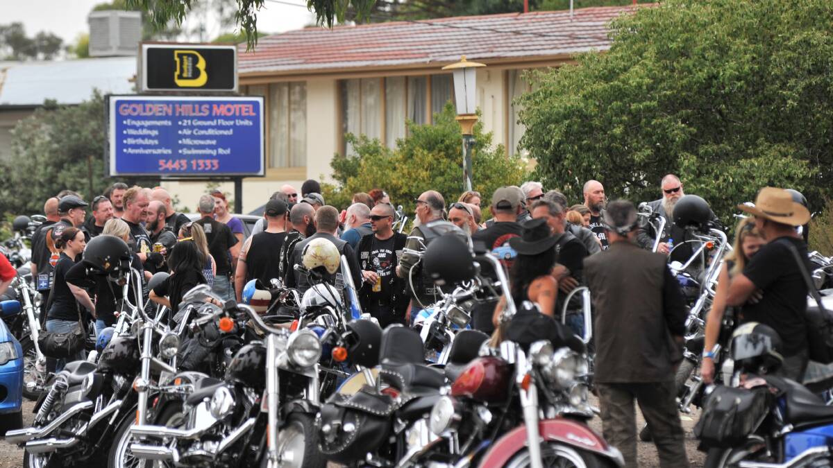 MEETING: The American Motorcycle Club Australia at the Golden Mills Motel. 