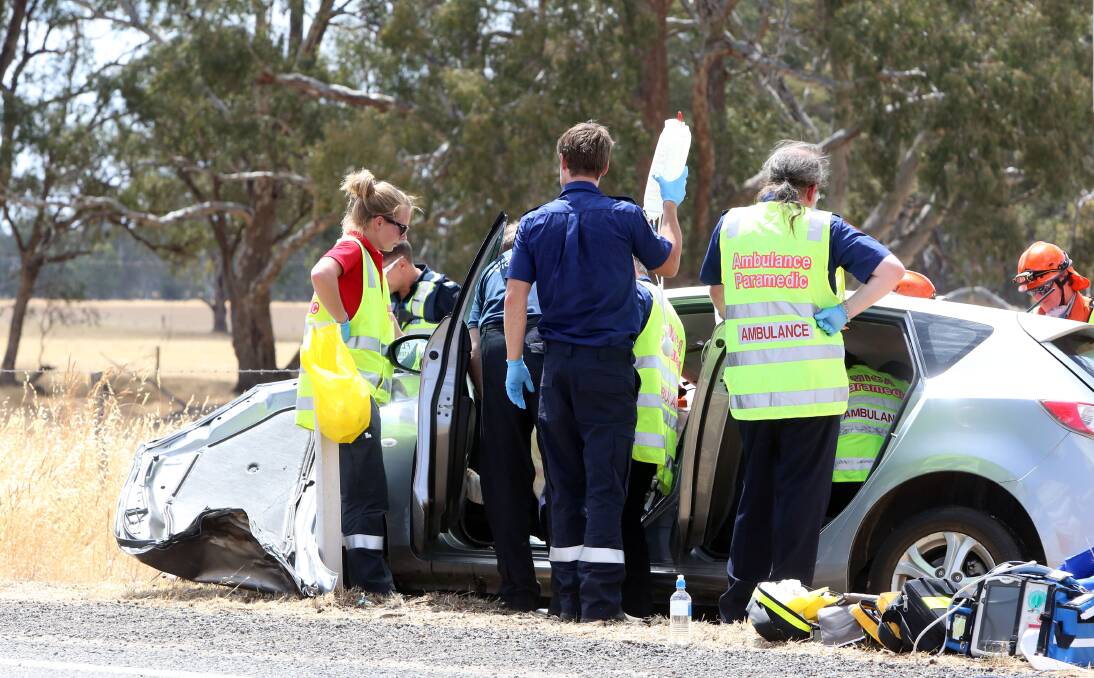 Man in critical but stable condition following crash