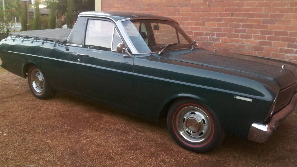 This 1968 Ford XT ute was stolen from North Bendigo last month and included cabinetmaking tools valued at up to $5000.