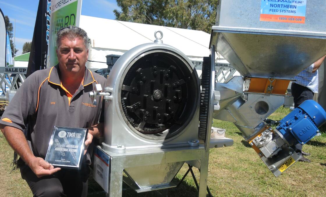 WINNER: Ian Yeo, of Northern Feed Systems, had the Elmore Machine of the Year.