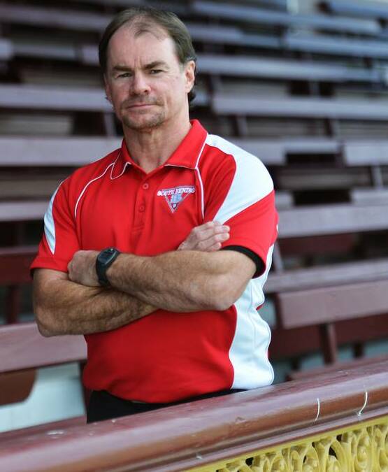 VICTORIOUS: South Bendigo co-coach Peter Tyack was rapt with the team's workrate and pressure in the Bloods' 20-point victory in Saturday's clash at Maryborough. 