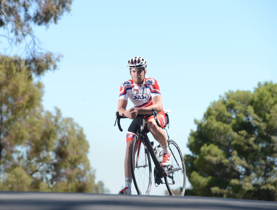 RIDING HIGH: Eaglehawk's cycling champion Glenn O'Shea faces a big year of racing. Picture: JIM ALDERSEY