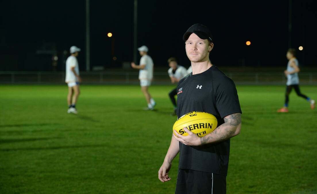 CRUCIAL ROLE: Jake Ford at the Bendigo Pioneers latest on-field session. Picture: JIM ALDERSEY