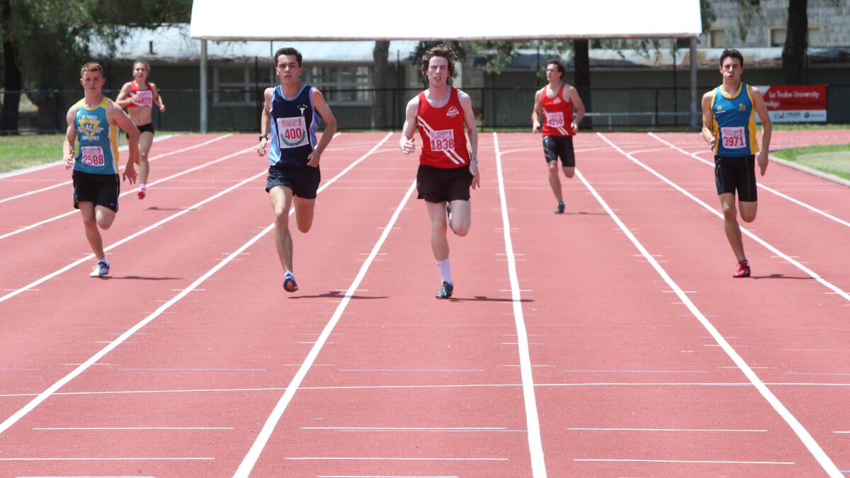 SPRINT: Action from Athletics Bendigo's 2013-14 track and field season run at LUBAC in Flora Hill. 