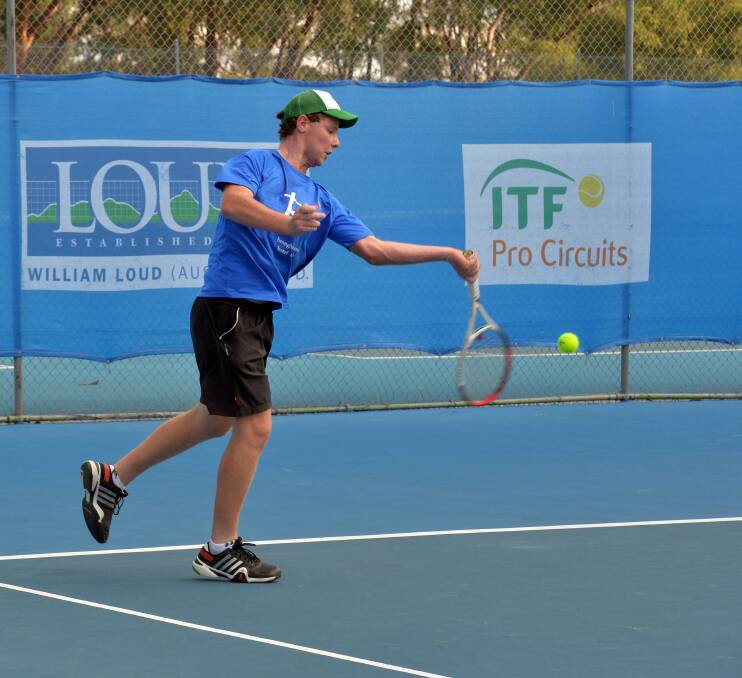 FOREHAND DRIVE: Matt Hartland played a key role in the Brougham Arms success.   