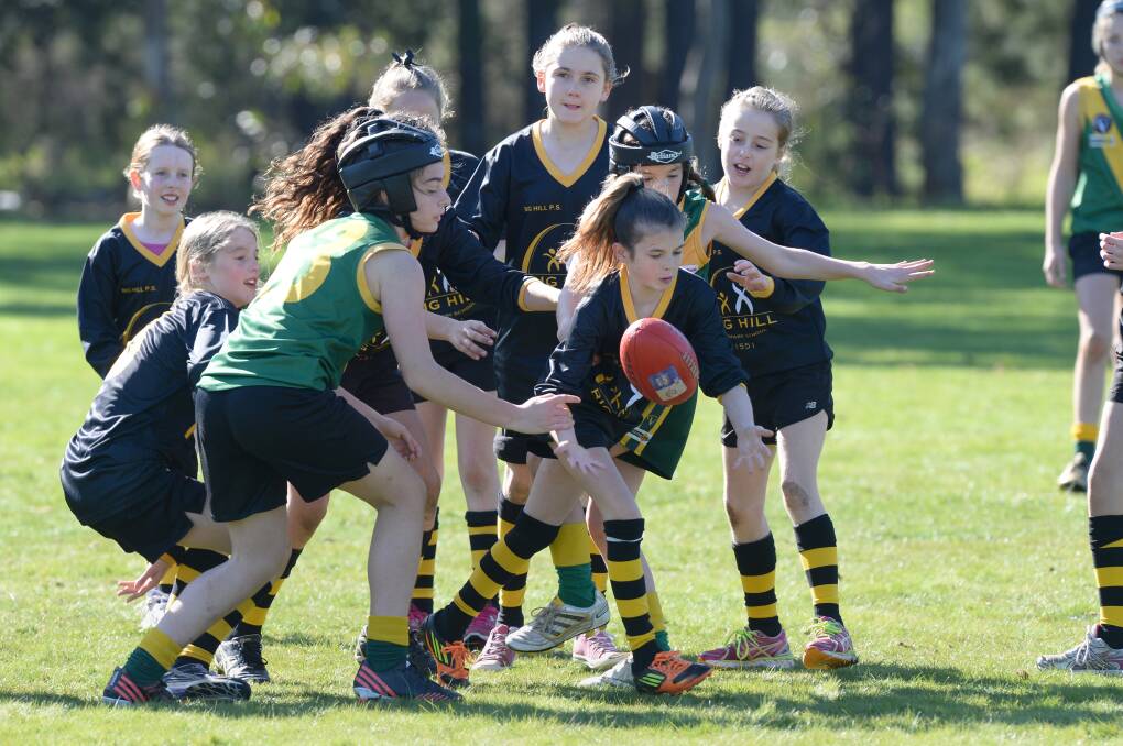 PICTURES: Footy action, SSV primary girls titles 