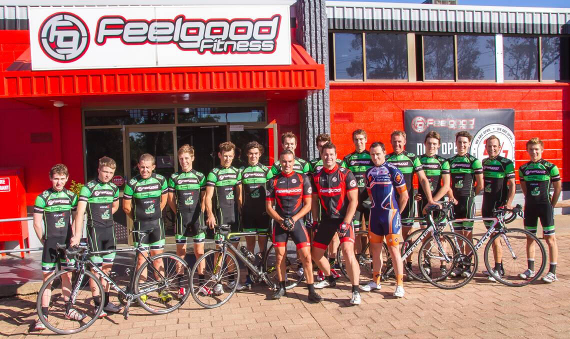 READY TO ROLL: The Regional Academy Cycling Excellence team. Picture: CONTRIBUTED 