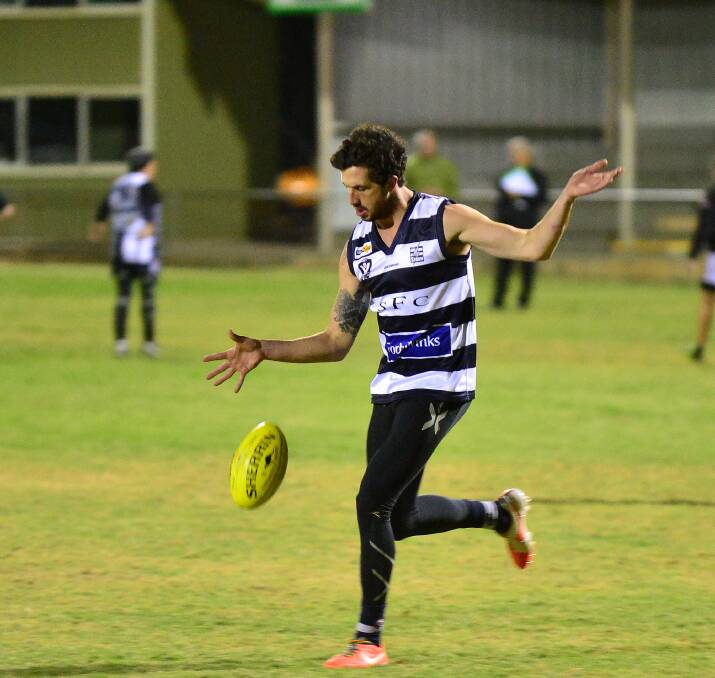 Jim Aldersey's photos of the first Bendigo Football League inter-league training session at Dower Park on Wednesday night.