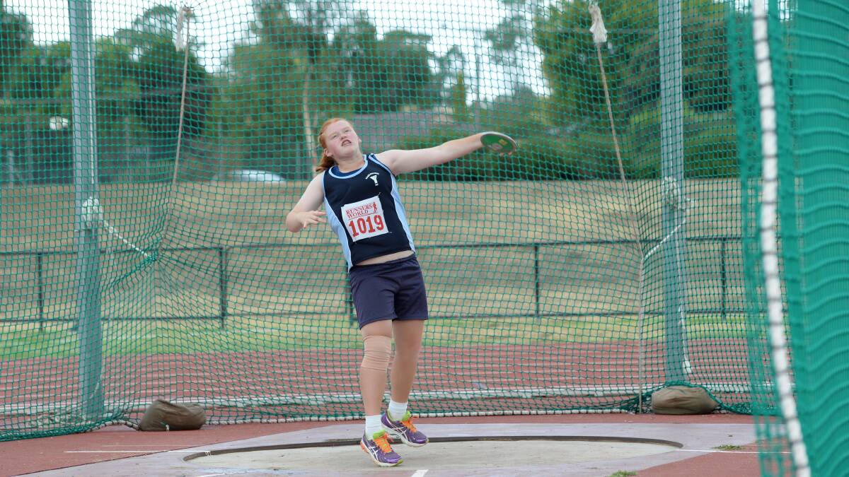 Olivia Graham from Eaglehawk YMCA achieved a mark of 19.13m to be runner-up in the women's discus. 