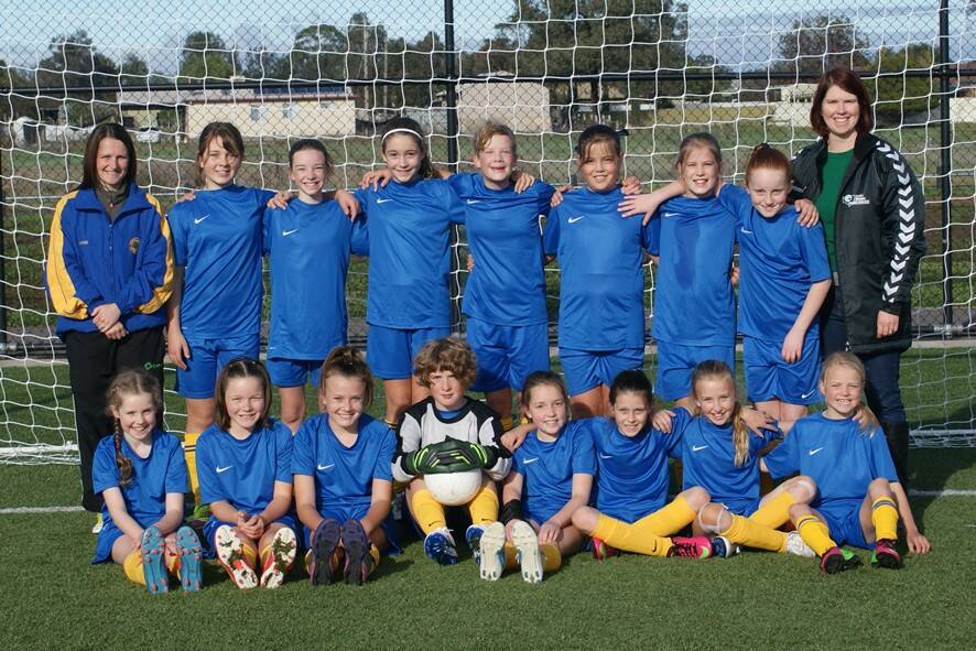 EXCITING EXPERIENCE: Bendigo's under-12 team played five matches at the Victoria Country girls championships at Epsom-Huntly Reserve. Picture: CONTRIBUTED 