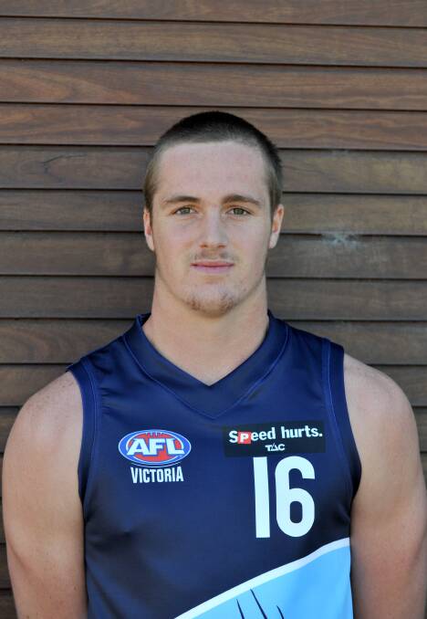 STRONG COMPETITOR: Daniel Davie was best for the Bendigo Pioneers against Calder Cannons. 