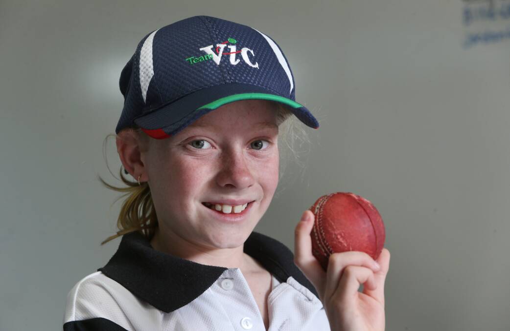 Letesha Bawden capped a big year in cricket by representing Victoria. 