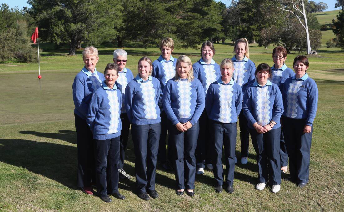 Women's Golf Bendigo District squad which played at the Victorian Country Teams Championships. 