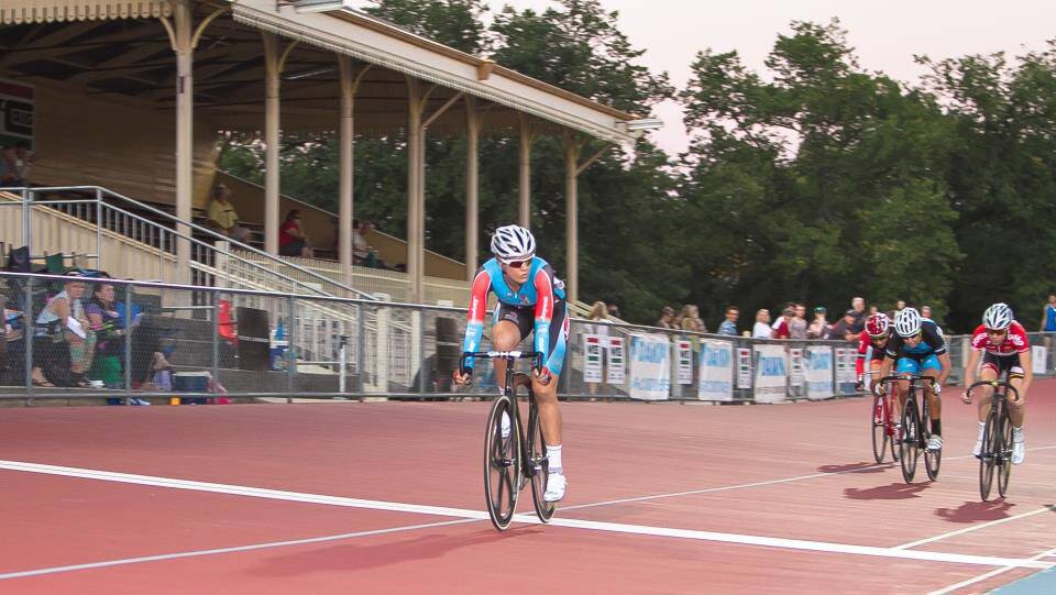 Ashlee Ankudinoff wins the Bee Happy Orthodontics women's 1600m wheelrace. Picture: Picture: dionjelbartphotography