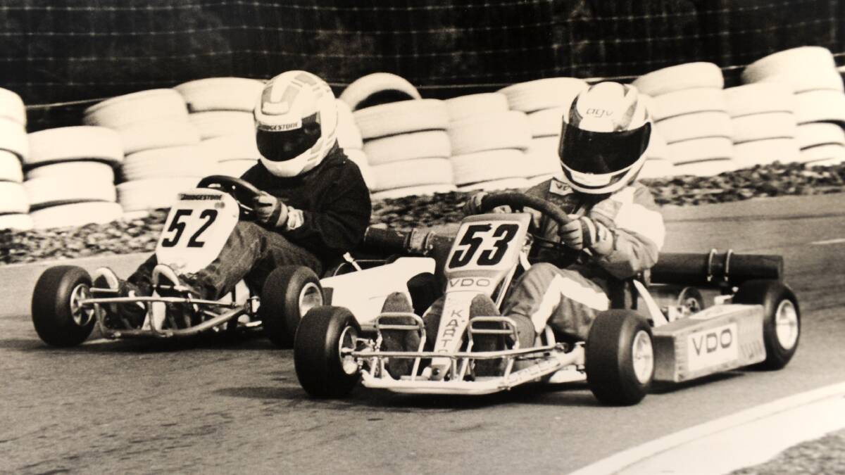 David Williams, No. 52, and Christine Ceveri, No. 53, racing in rookie class. 