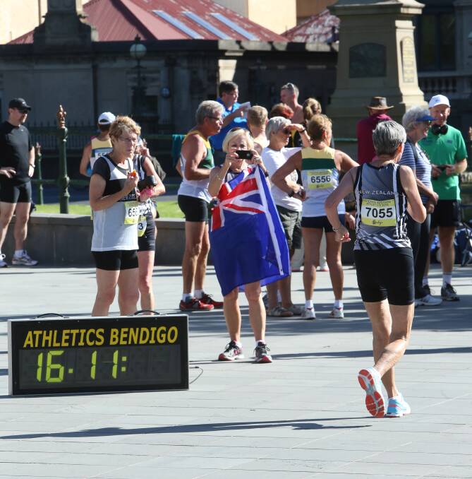 Brisbane athlete masters walks race at Oceania champs in Bendigo 