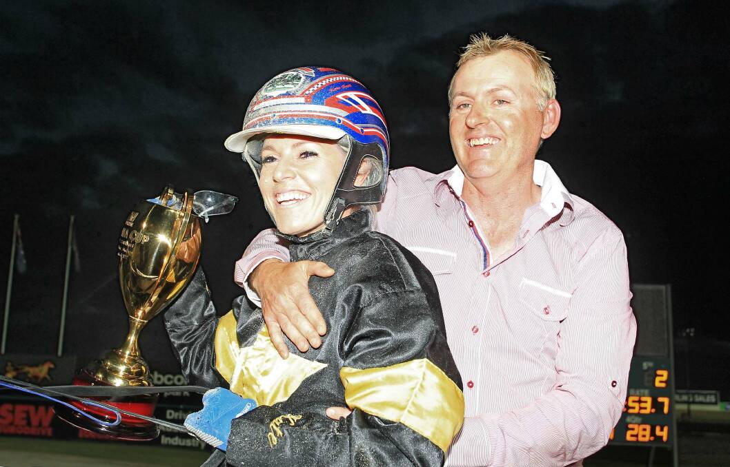 Ricimer's husband and wife team of Kate and Andy Gath. Picture: HARNESS RACING VICTORIA