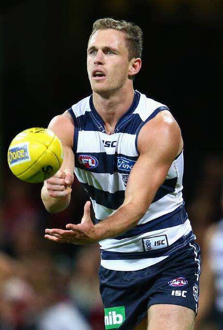 TOP CAT: Joel Selwood's superb season with Geelong was capped by selection in the AFL's All-Australian team. 