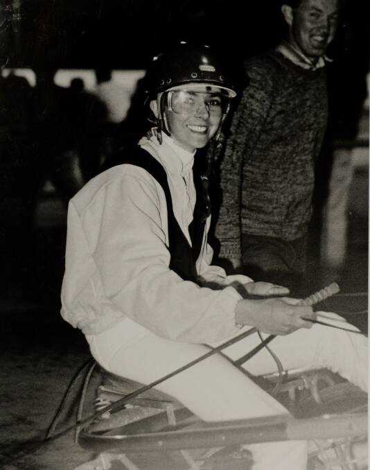 Anne-Maree Conroy after driving Omario to victory in the Turpie Handicap. 