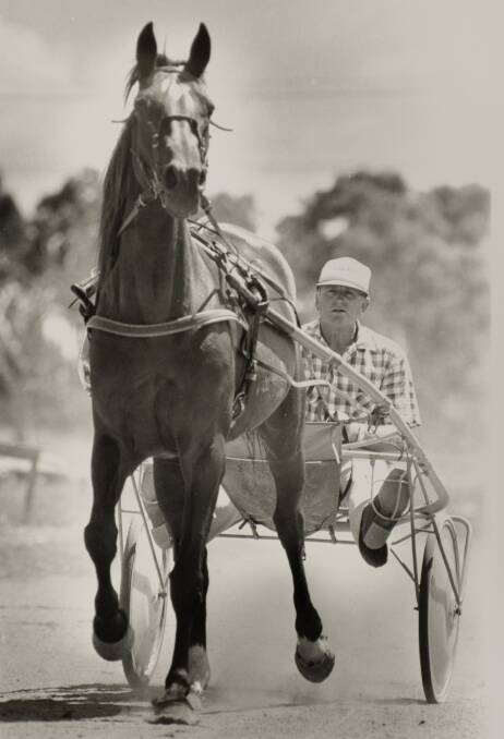 Crystal Sunset and Keith Pratt prepare for another trots duel. 